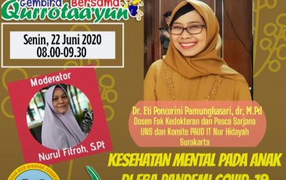 Kaprodi Kedokteran mengisi parenting di PAUD IT Nur Hidayah Surakarta