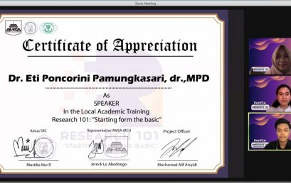 Kaprodi Kedokteran menjadi narasumber kegiatan Research 101: Starting From the Basic