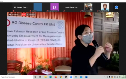 PELATIHAN RELAWAN OMMUNITY EMPOWERMENT FOR MANAGEMENT AND REHABILITATION OF COVID-19 (CEGAH COVID)