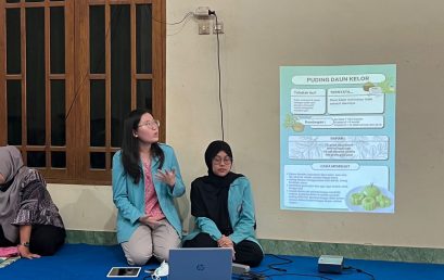 Mahasiswa FK UNS memanfaatkan Daun Kelor untuk menurunkan kejadian stunting di Desa Gumukrejo, Boyolali, Jawa Tengah￼