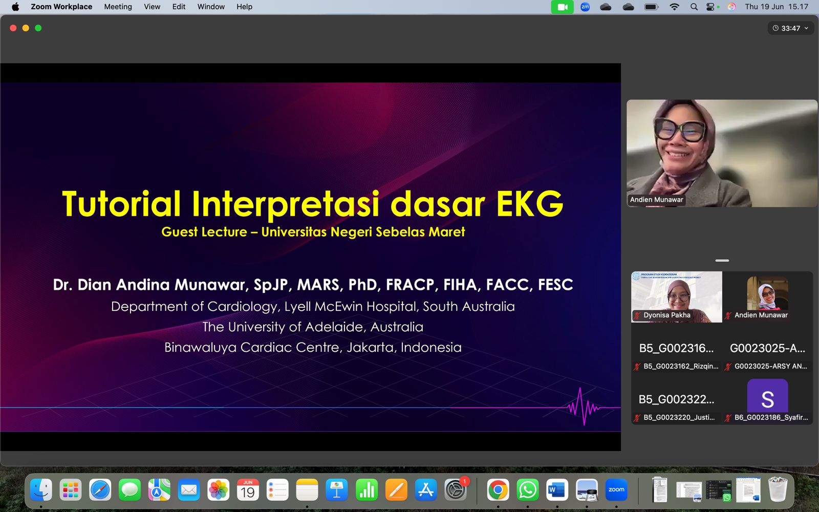 Kuliah Pakar Nasional “Elektrokardiografi” Kuliah Pakar Nasional “Elektrokardiografi”